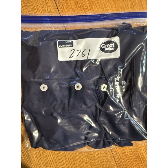 Mizzen + Main Performance Stretch Polo Shirt Short Sleeve Navy Men's XL - Picture 8 of 8